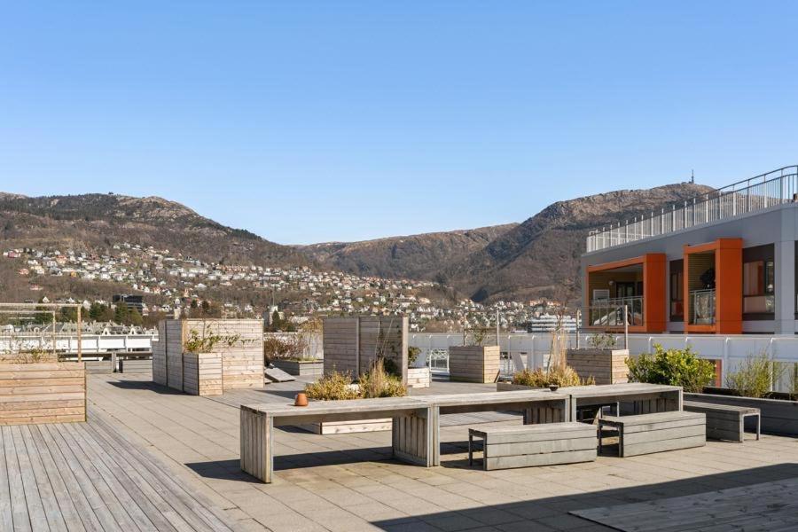 Lejlighed Modern With Rooftop Terrace And Stunning Views Bergen